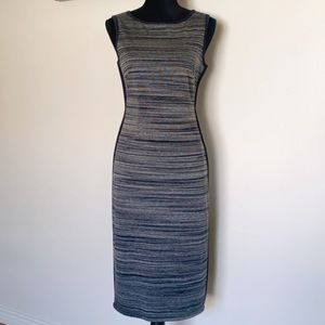 M.L.L.P Navy striped sleeveless dress